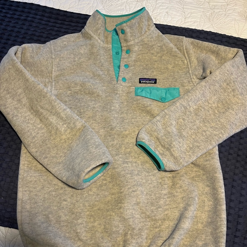 Patagonia lightweight synchilla snap t fleece pullover